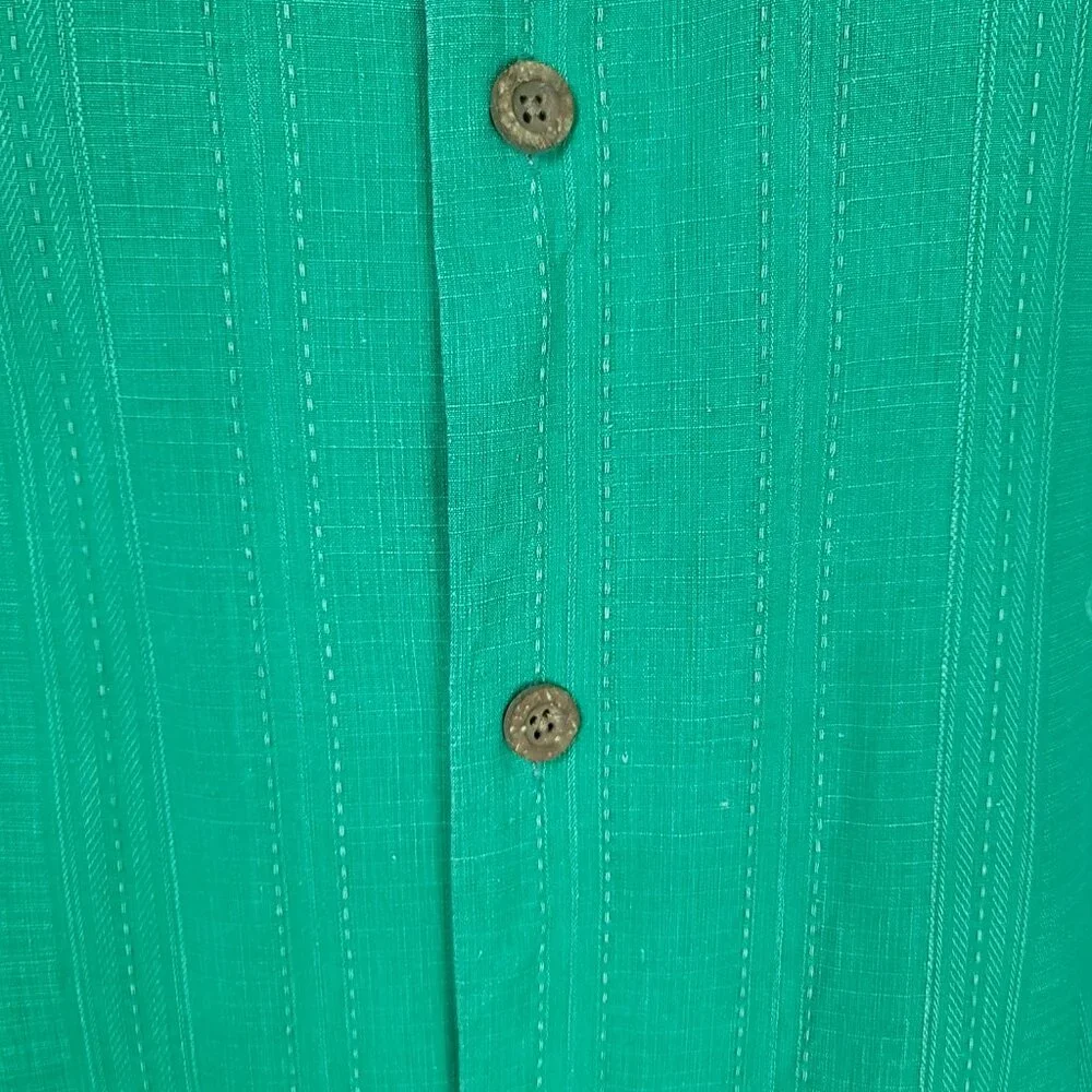 Tommy Bahama 100% Silk Bali Border Camp Shirt Size 2XLT - Picture 4 of 13